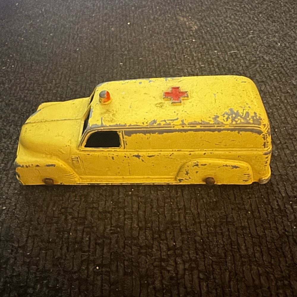 Yellow Toy Ambulance Vehicle